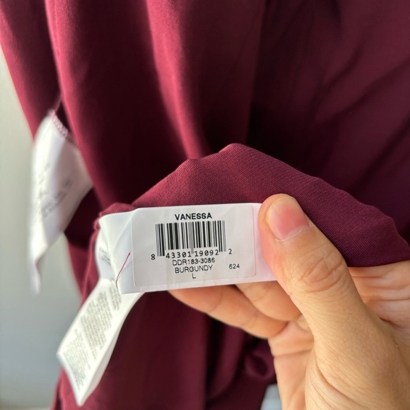 Dress the Population Vanessa‎ Halter Body-Con Midi Dress Sz L NWT - Picture 10 of 13